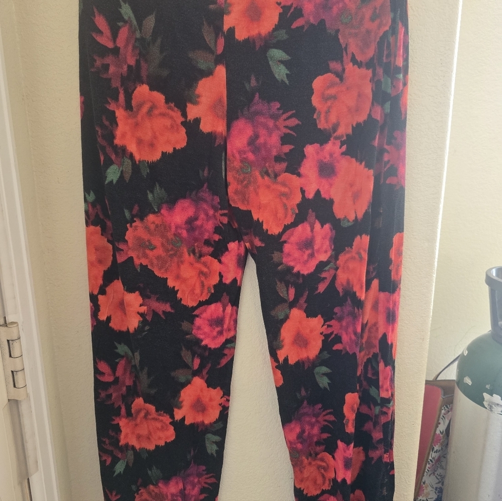 Sofia Intimates Floral Print Lounge Pants Size L - Picture 4 of 5